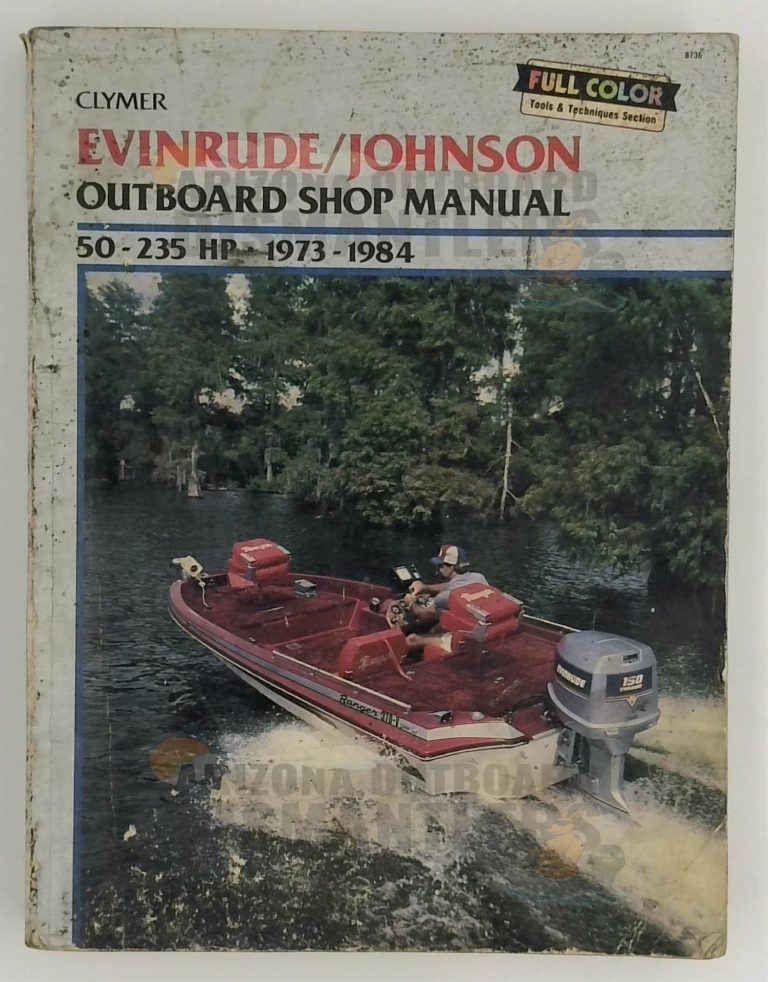 0-89287-397-3 Outboard Shop Manual – Evinrude/Johnson 50–235 HP (1973–1984)