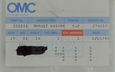 0322201 – OMC / Evinrude / Johnson – Thrust Washer