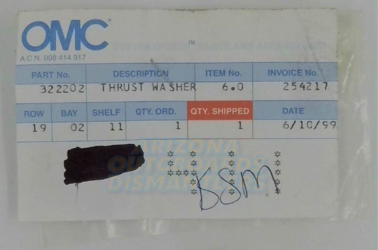 0322202 Thrust Washer