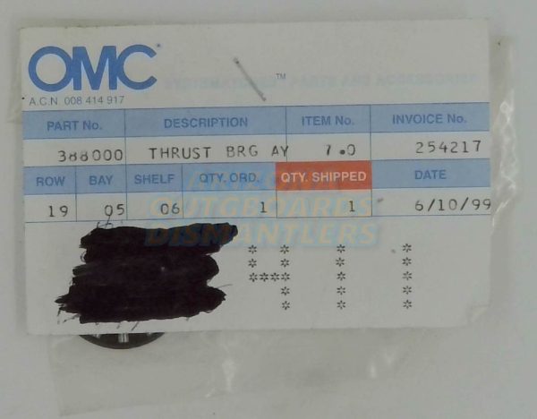 0388000 Thrust Bearing