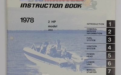 096501 Instruction Book – 1978 Evinrude 2HP (model 2802)