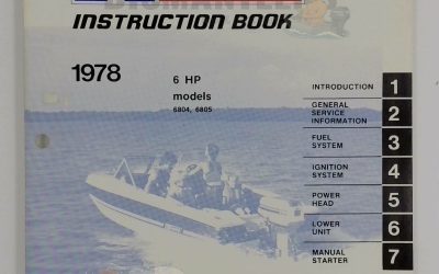 096503 Instruction Book – 1978 Evinrude 6HP (Models 6804 & 6805)