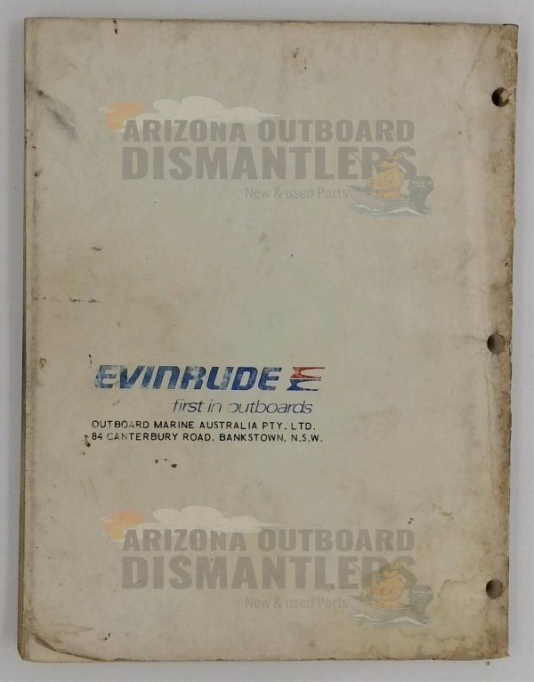 096509 Instruction Book – Evinrude 1978 150/175/200/235HP - Image 2