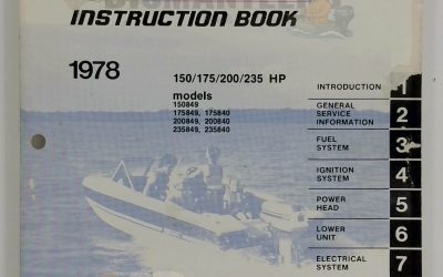 096509 Instruction Book – 1978 Evinrude 150/175/200/235HP