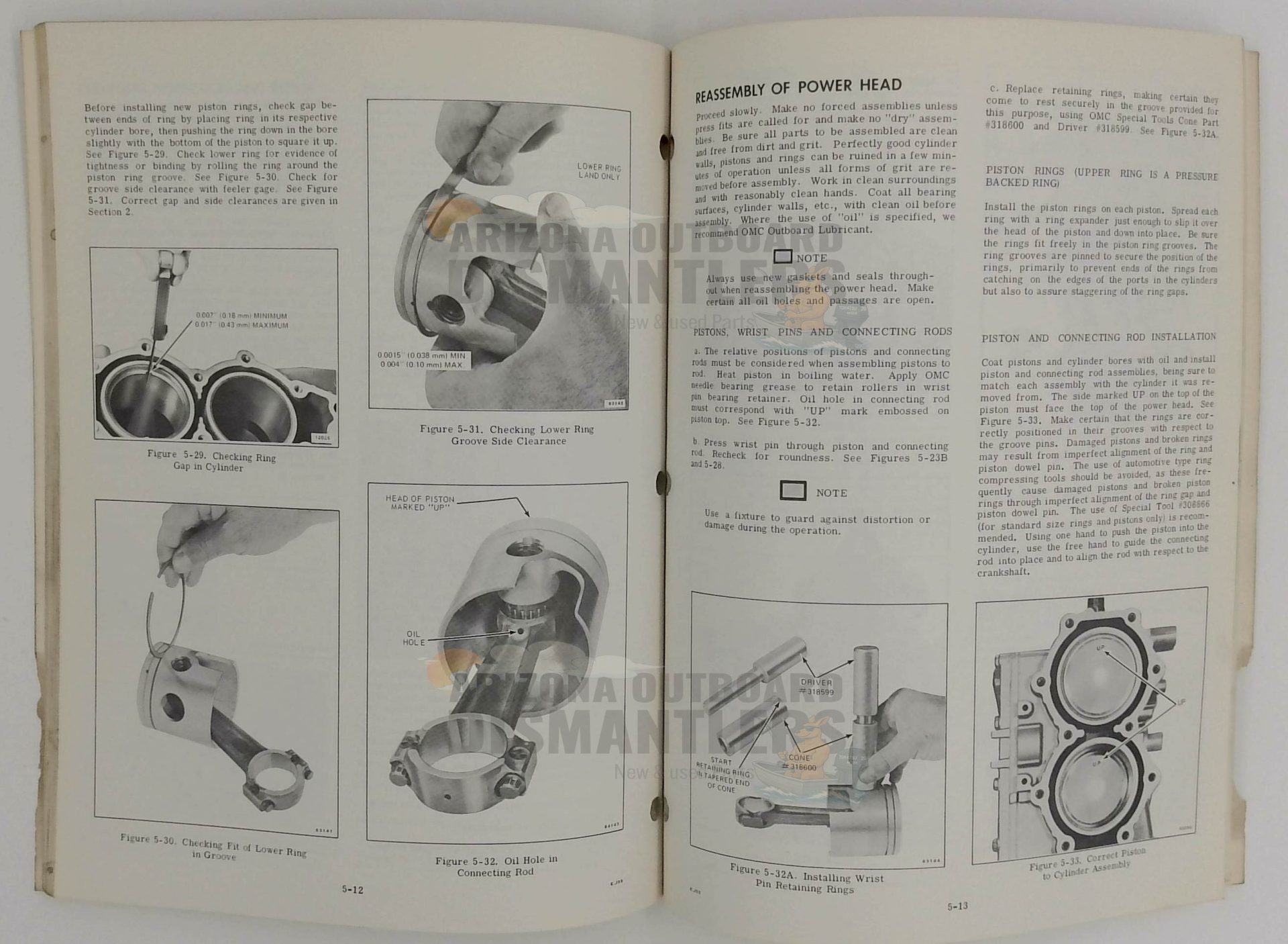 096518 – 55HP Models 1978 Service Manual – Johnson - Image 2