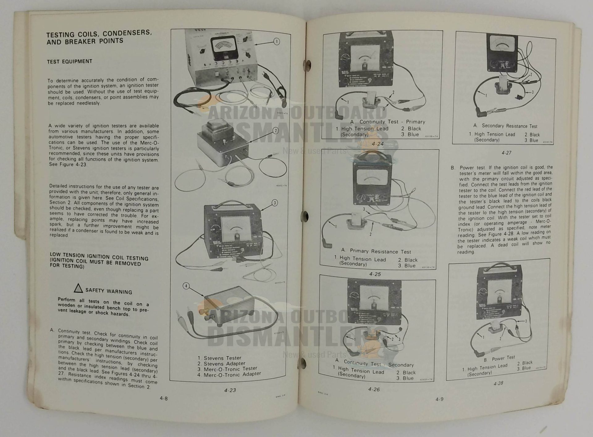 096522 – 2/E-4HP Models 1978 Service Manual – Johnson - Image 2