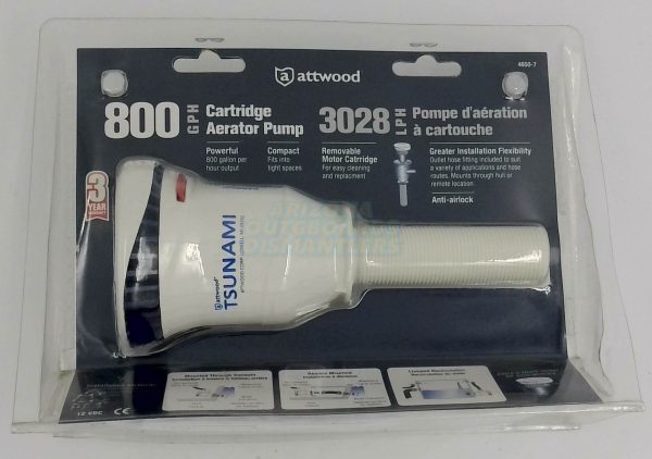 Attwood Tsunami Aerator Pump 800 GPH