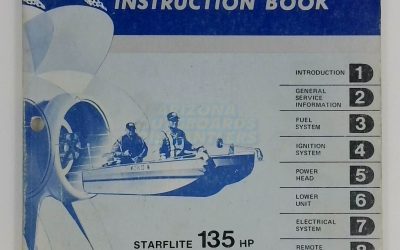 1974 Evinrude Service Instruction Book Starlite, Strangler 135 Hp