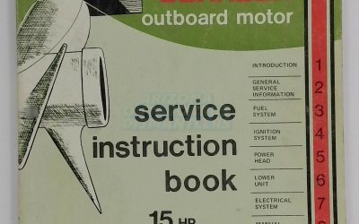 1974 Johnson Outboard 15 Hp Service Instruction Book