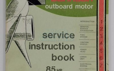 1974 Johnson Outboards 85 Hp Service Instruction Book
