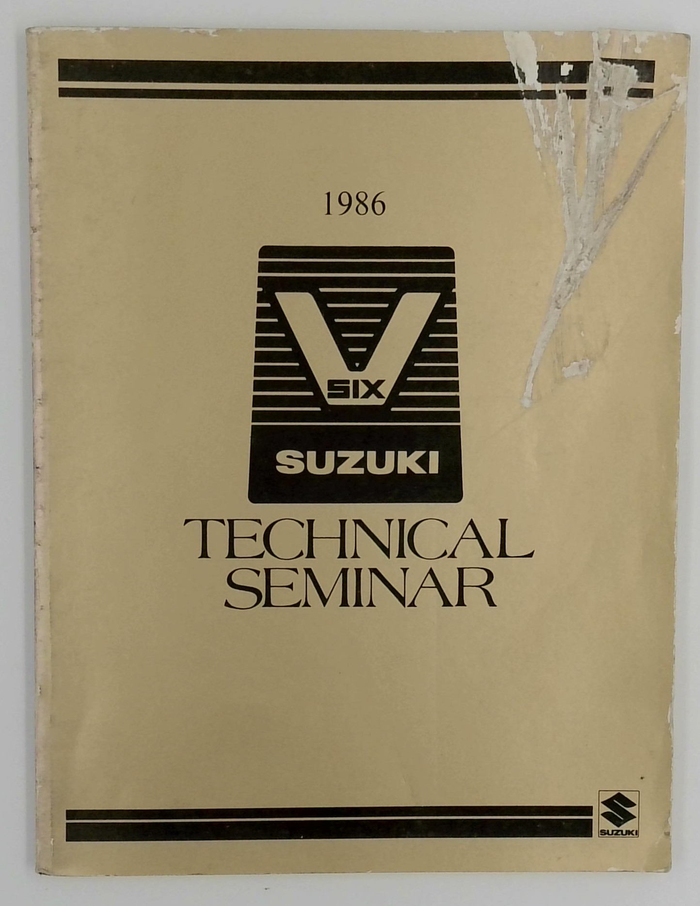 1986 V6 Technical Seminar – Technical Seminar – Suzuki