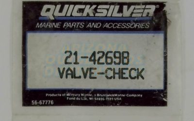 21-42698 Mercury/ Mercruiser Valve – Check
