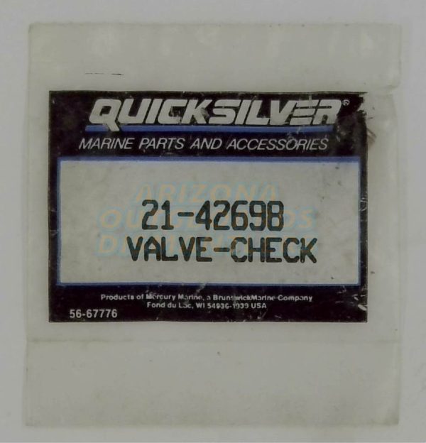21-42698 Mercury/ Mercruiser Valve - Check