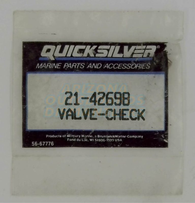 21-42698 Mercury/ Mercruiser Valve - Check