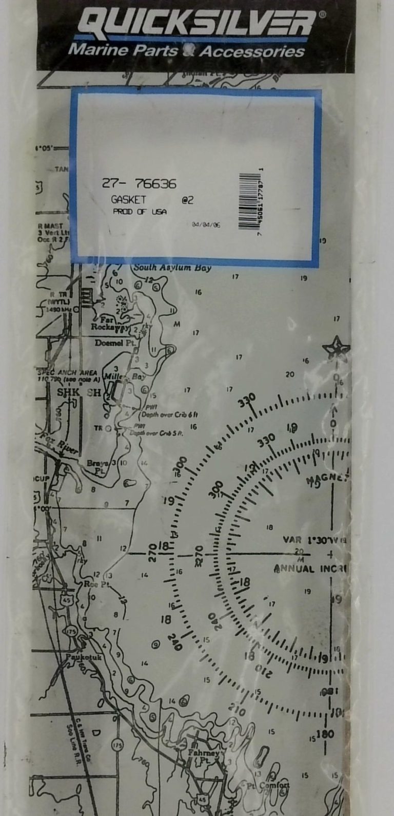 27-76636 DIVIDER PLATE GASKET