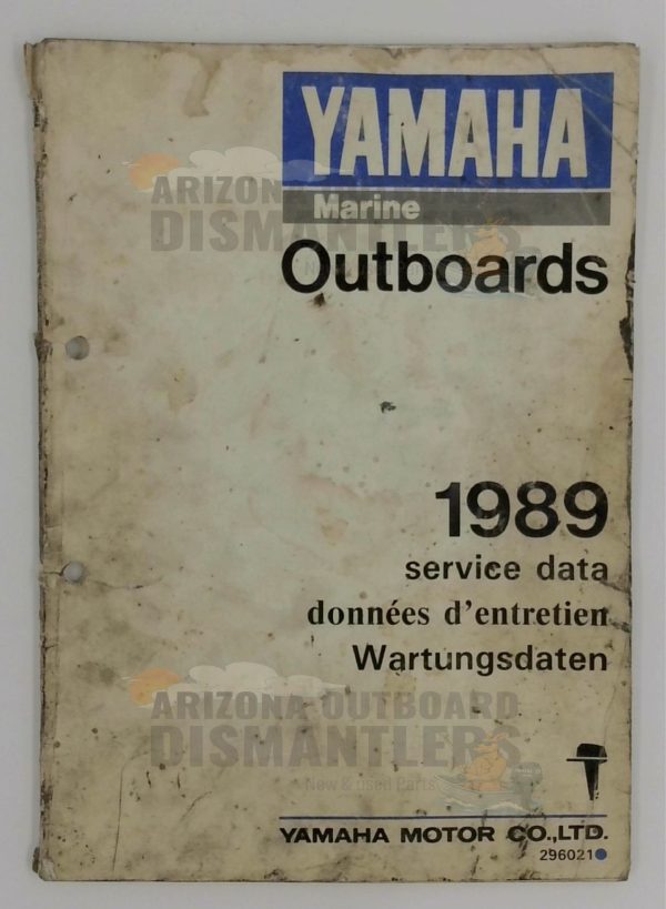 296021 Service Data – Yamaha 1989 Outboards