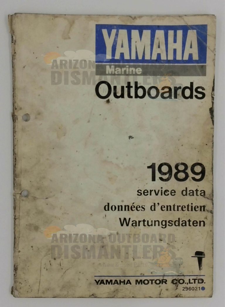 296021 Service Data – Yamaha 1989 Outboards
