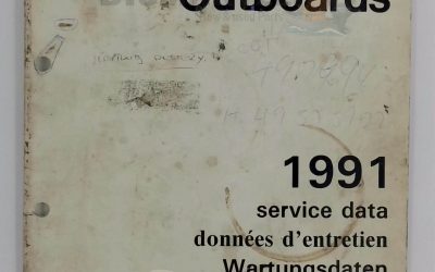 296501 Service Data – Yamaha Outboards 1991