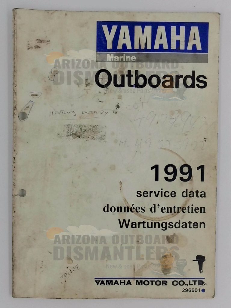 296501 Service Data – Yamaha Outboards 1991