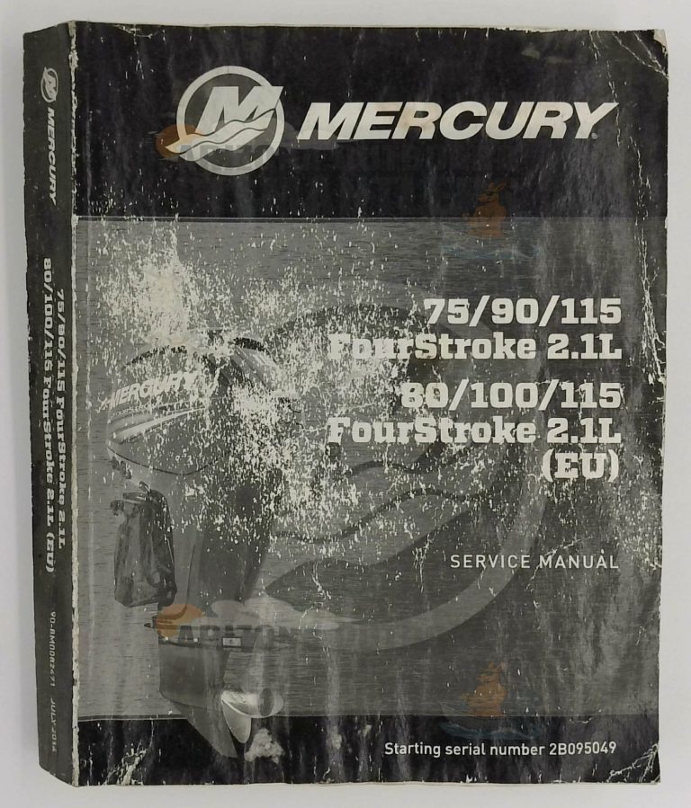 2B095049 Service Manual – Mercury 75/90/115 FourStroke 2.1 L (EU)