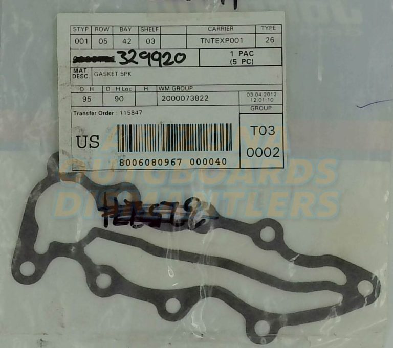 329920 Johnson Evinrude Water Cover Gasket