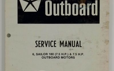 OB3641 Service Manual – Chrysler 6, Sailor 180 & 7.5HP