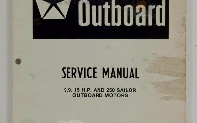 OB3642 Service Manual – Chrysler 9.9HP, 15HP & 250 Sailor