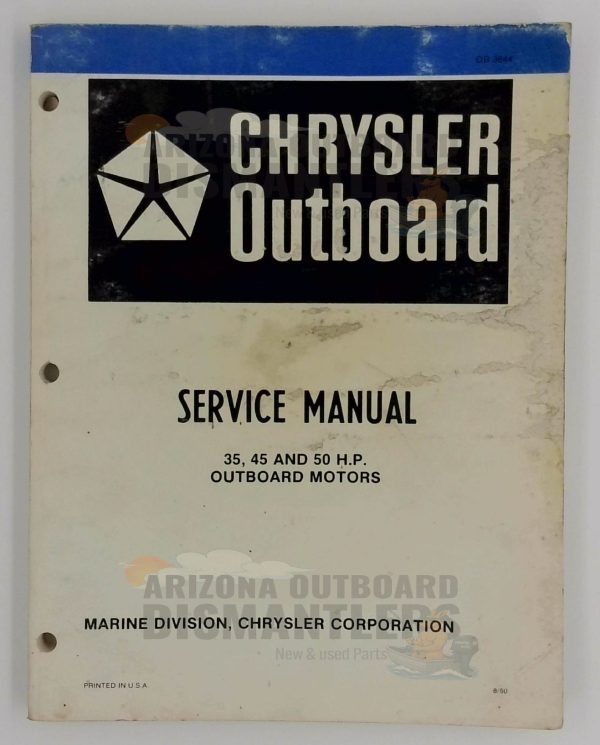 OB3644 Service Manual – Chrysler 35HP, 45HP & 50HP