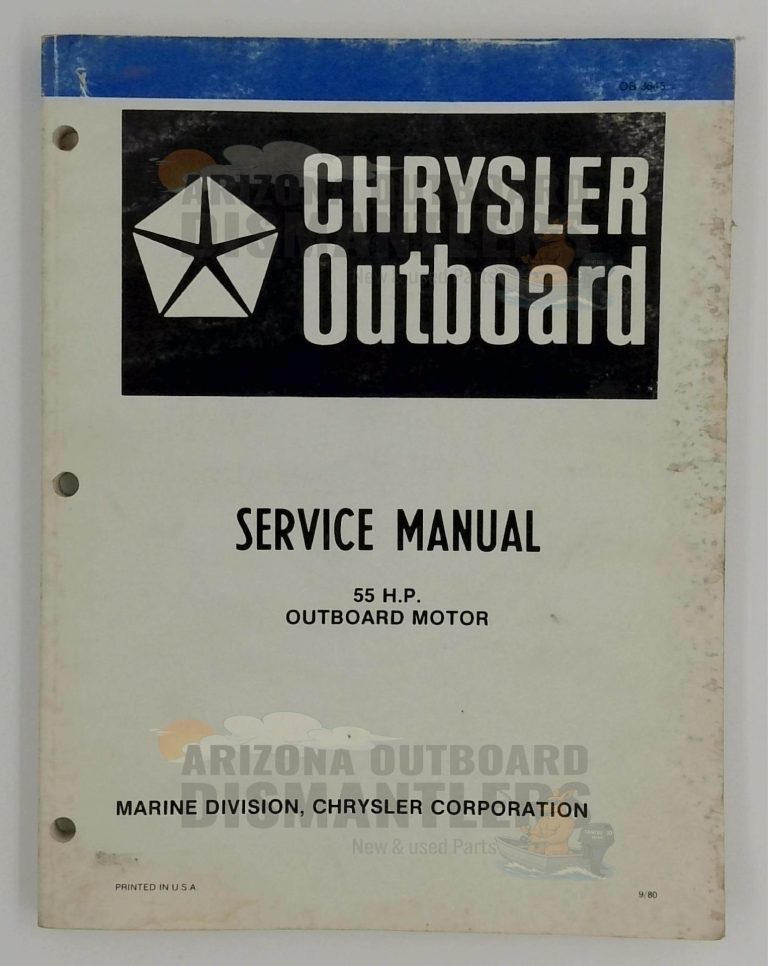 OB3645 Service Manual – Chrysler 55HP