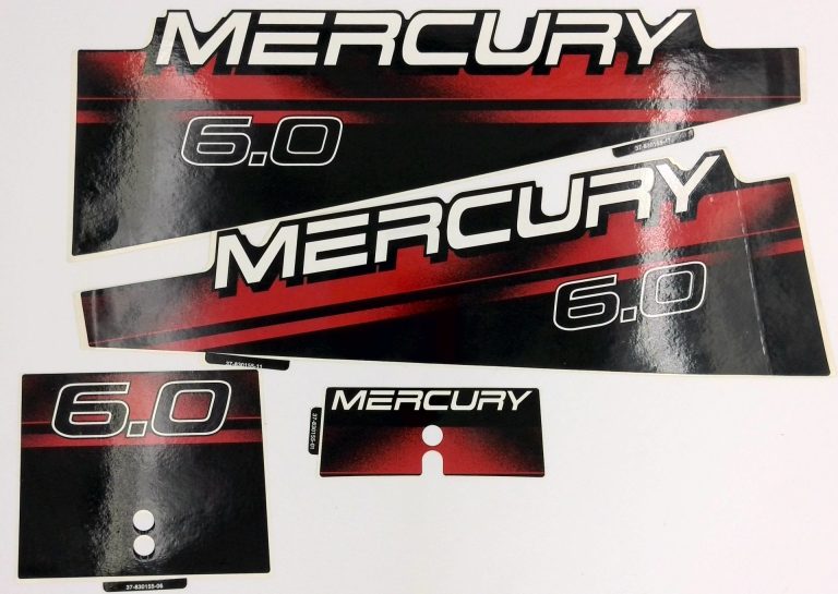 37-808522A96 MERCURY DECAL SET