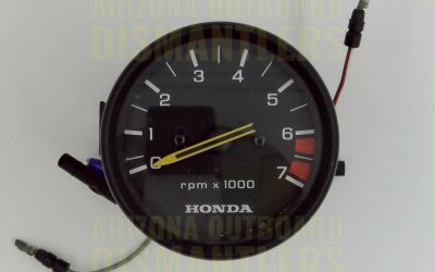 37250-ZV5-823 Honda OEM Tachometer Gauge – 7000 RPM, Black, Outboard