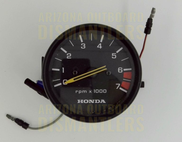 37250-ZV5-823 Honda OEM Tachometer Gauge – 7000 RPM, Black, Outboard