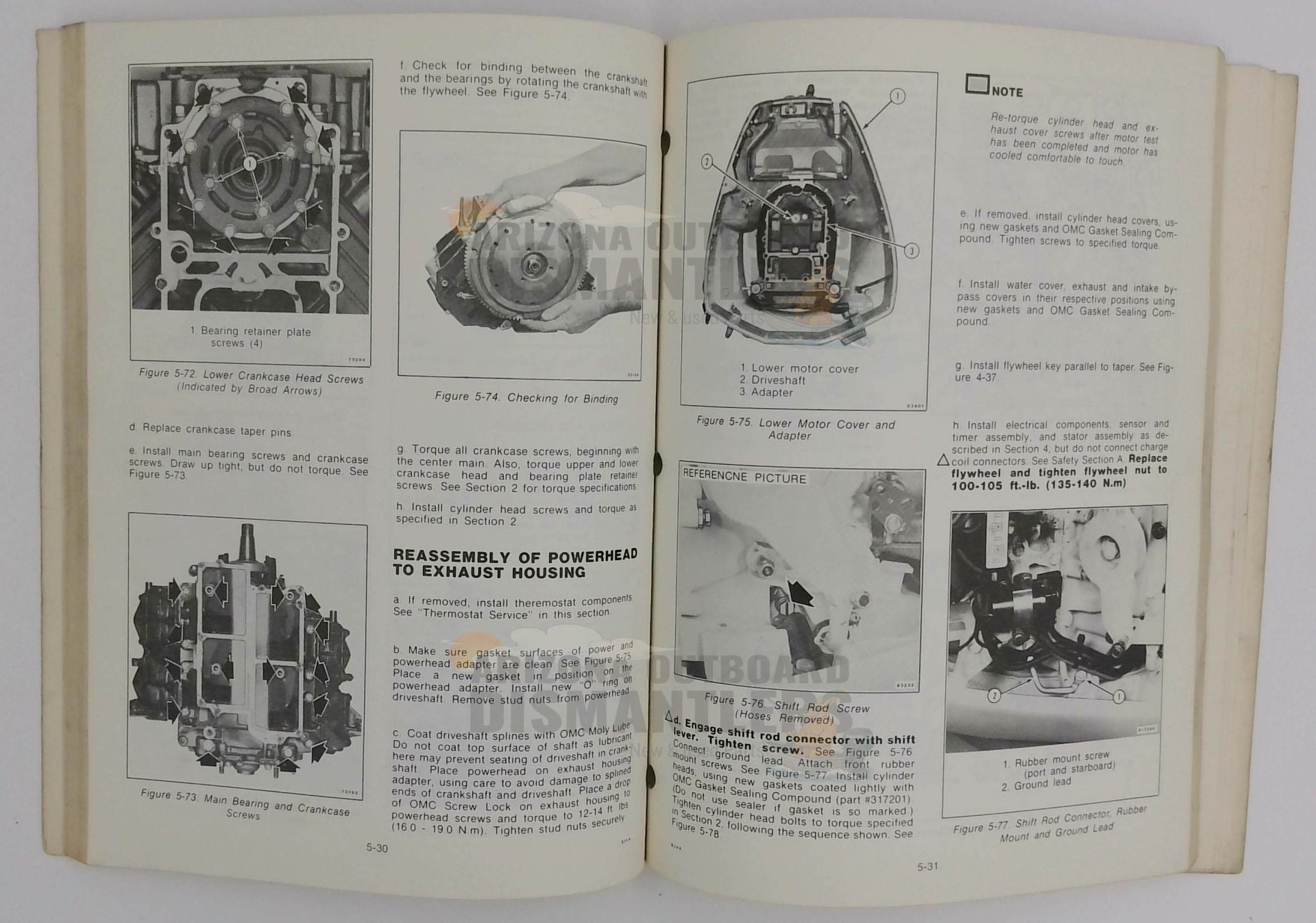 392075 – V4 Models 1981 Service Manual – OMC - Image 2