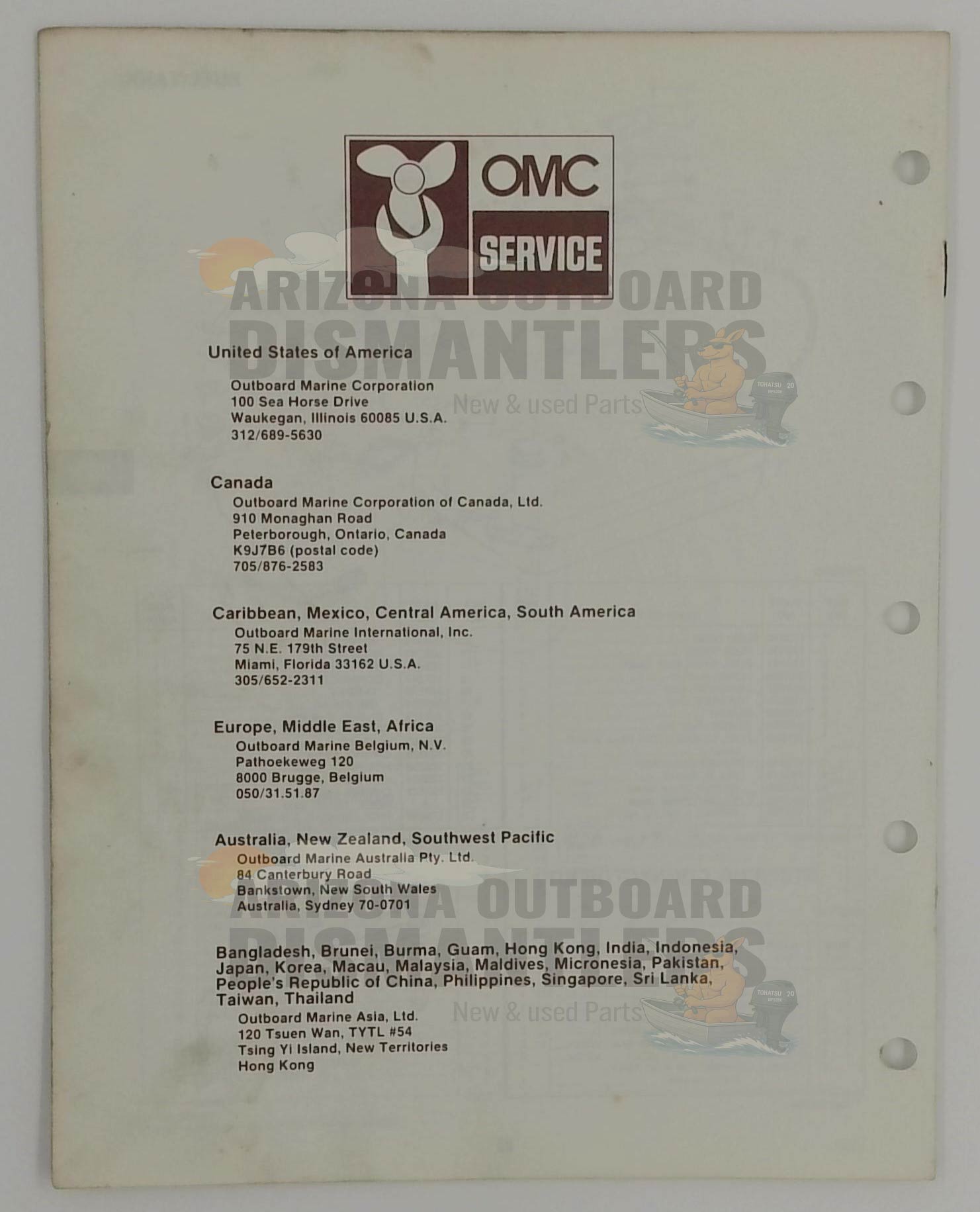393582 – 35HP Models 1983 Parts Catalog – OMC - Image 3
