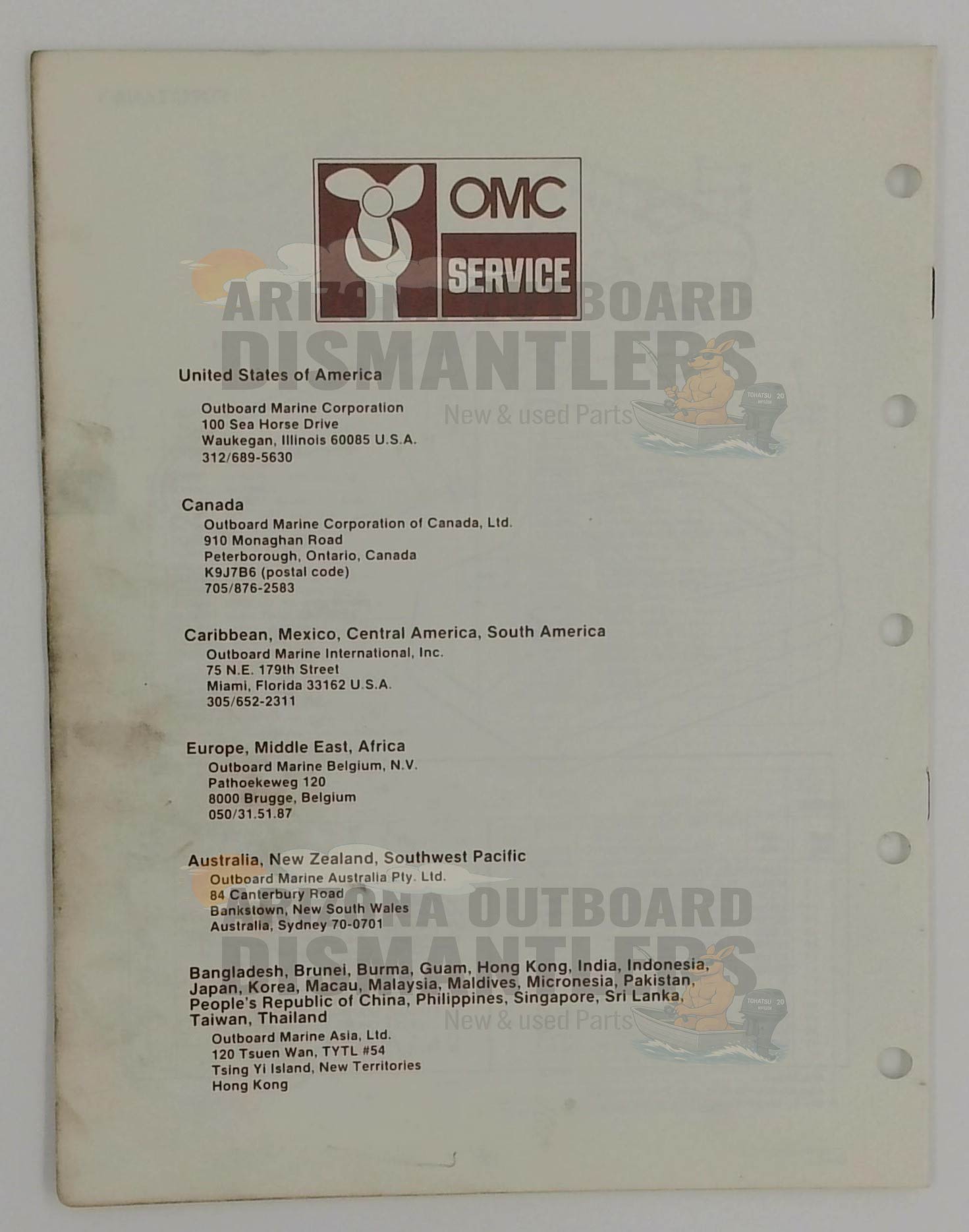393583 – 40HP Models 1983 Parts Catalog – OMC - Image 3