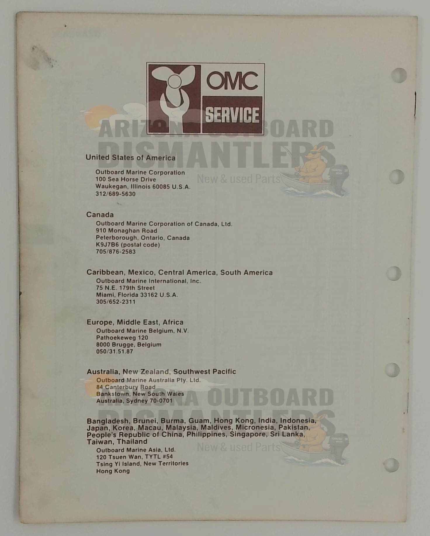 393584 – 50/60HP Models 1983 Parts Catalog – OMC - Image 3