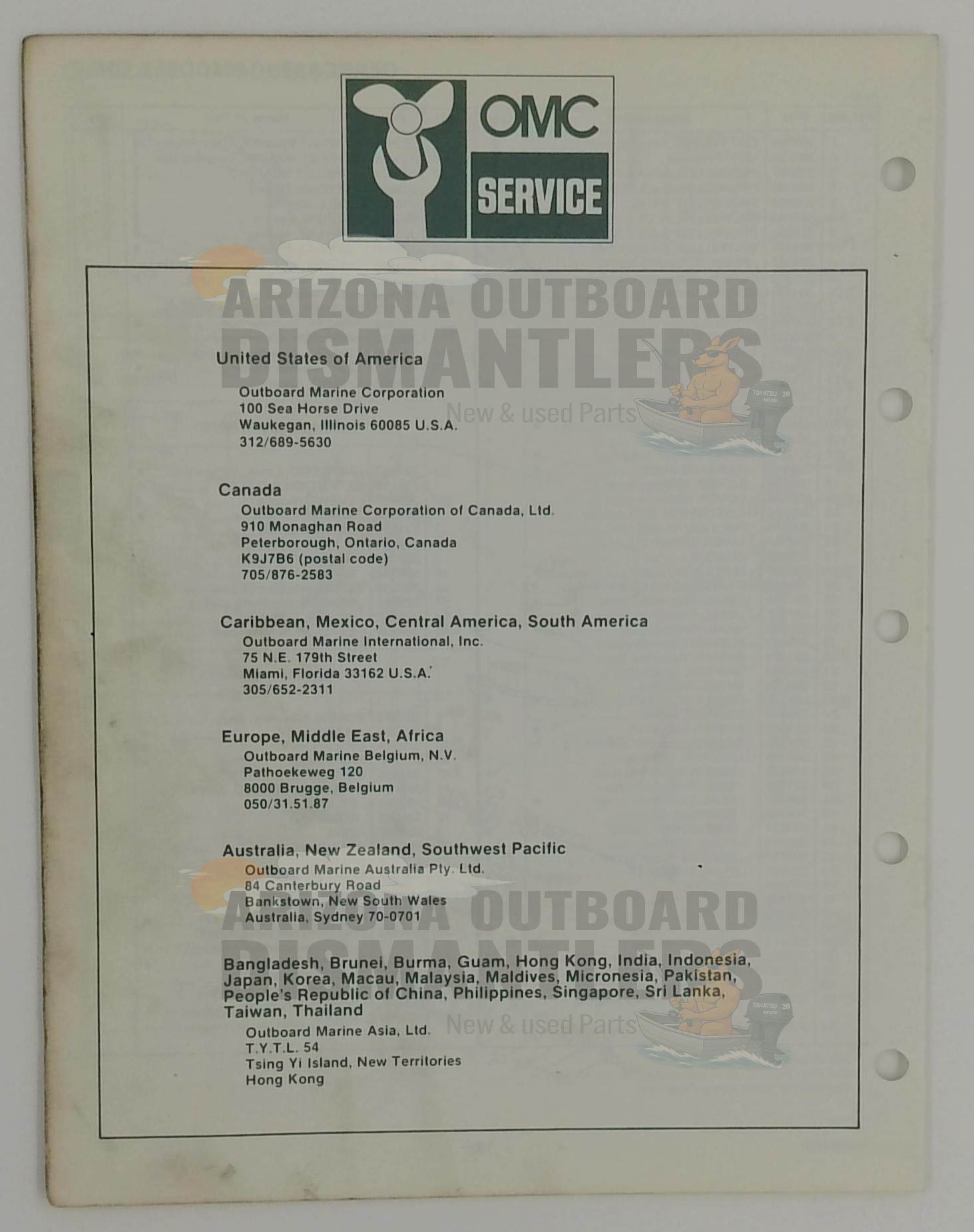 394662 – 10/14HP Models 1984 Parts Catalog – OMC - Image 3
