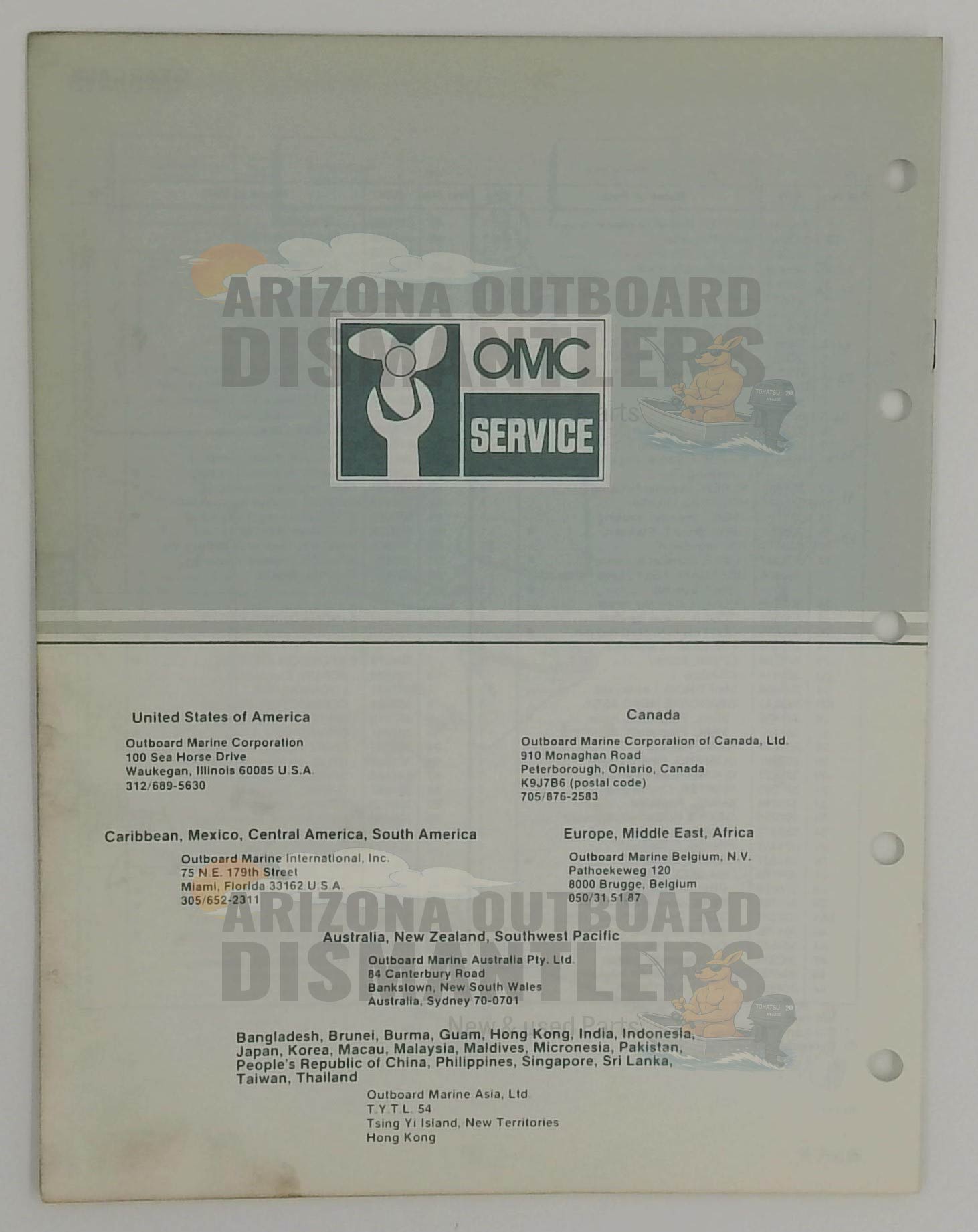 394673 – 20/25HP Models 1984 Parts Catalog – OMC - Image 3