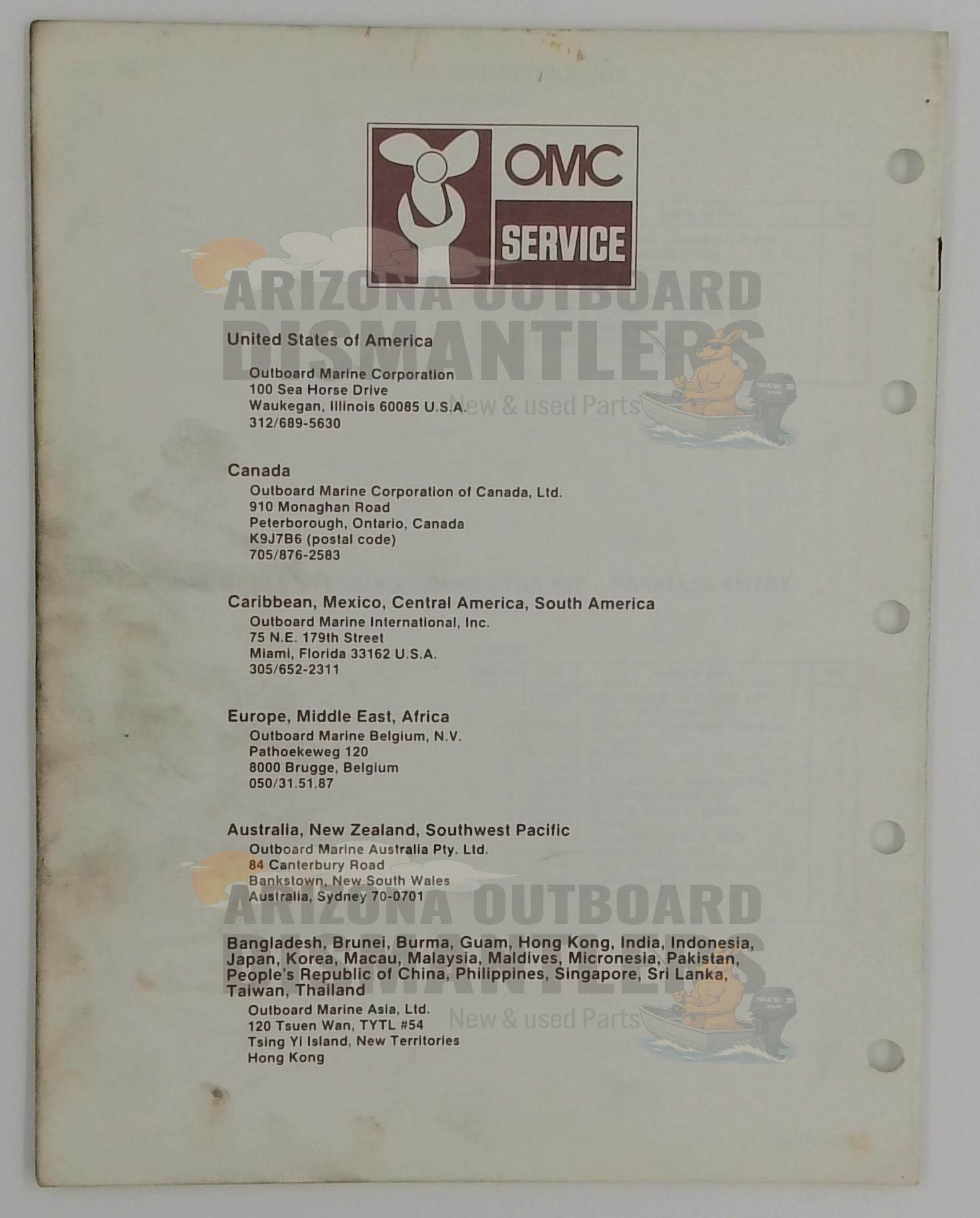 394968 – V6 Models 1983 Parts Catalog – OMC - Image 3