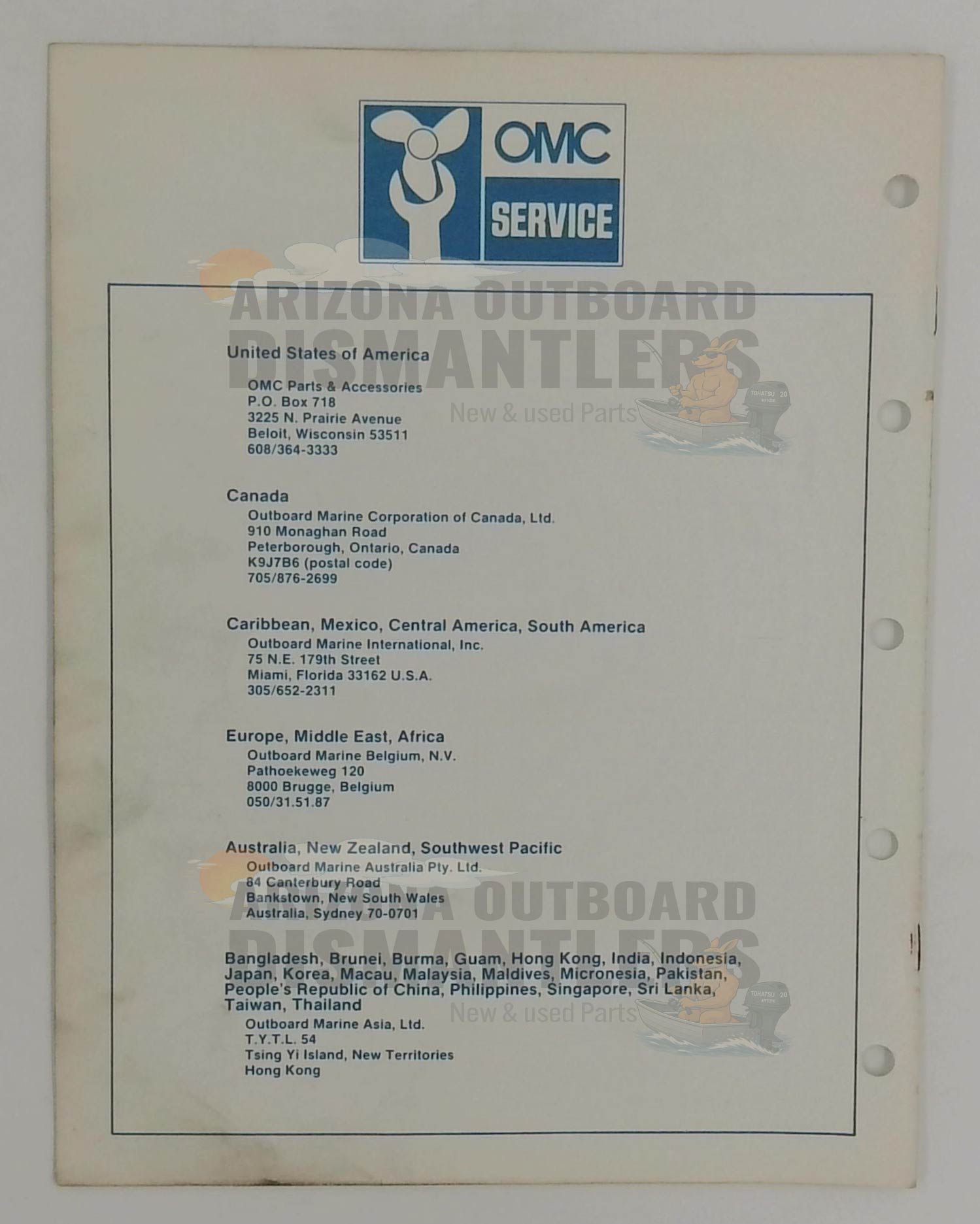 395668 – 2HP Models 1985 Parts Catalog – OMC - Image 3