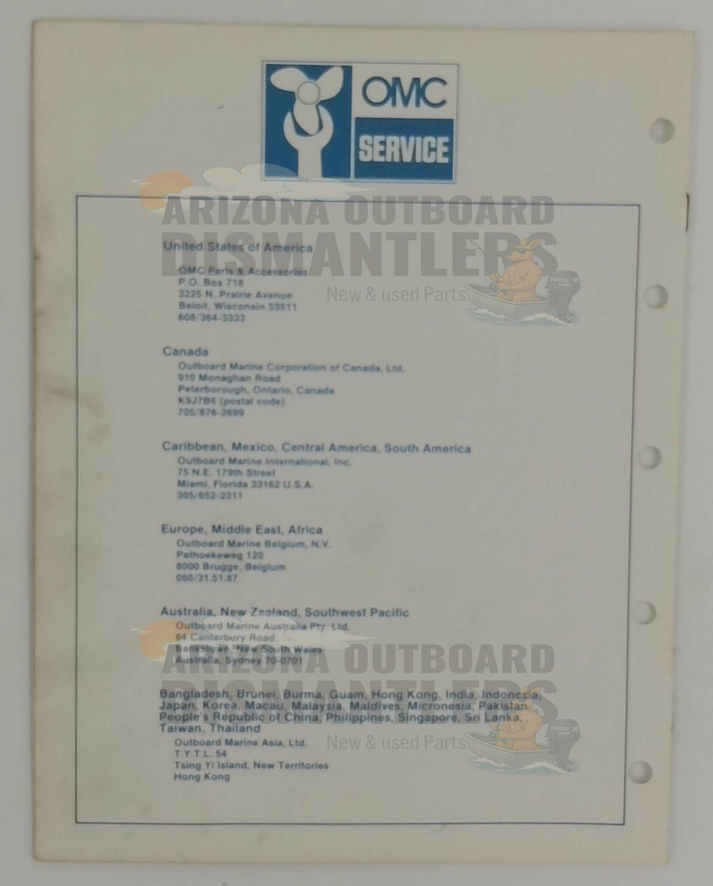 395671 – 9.9/15HP Models 1985 Parts Catalog – OMC - Image 3