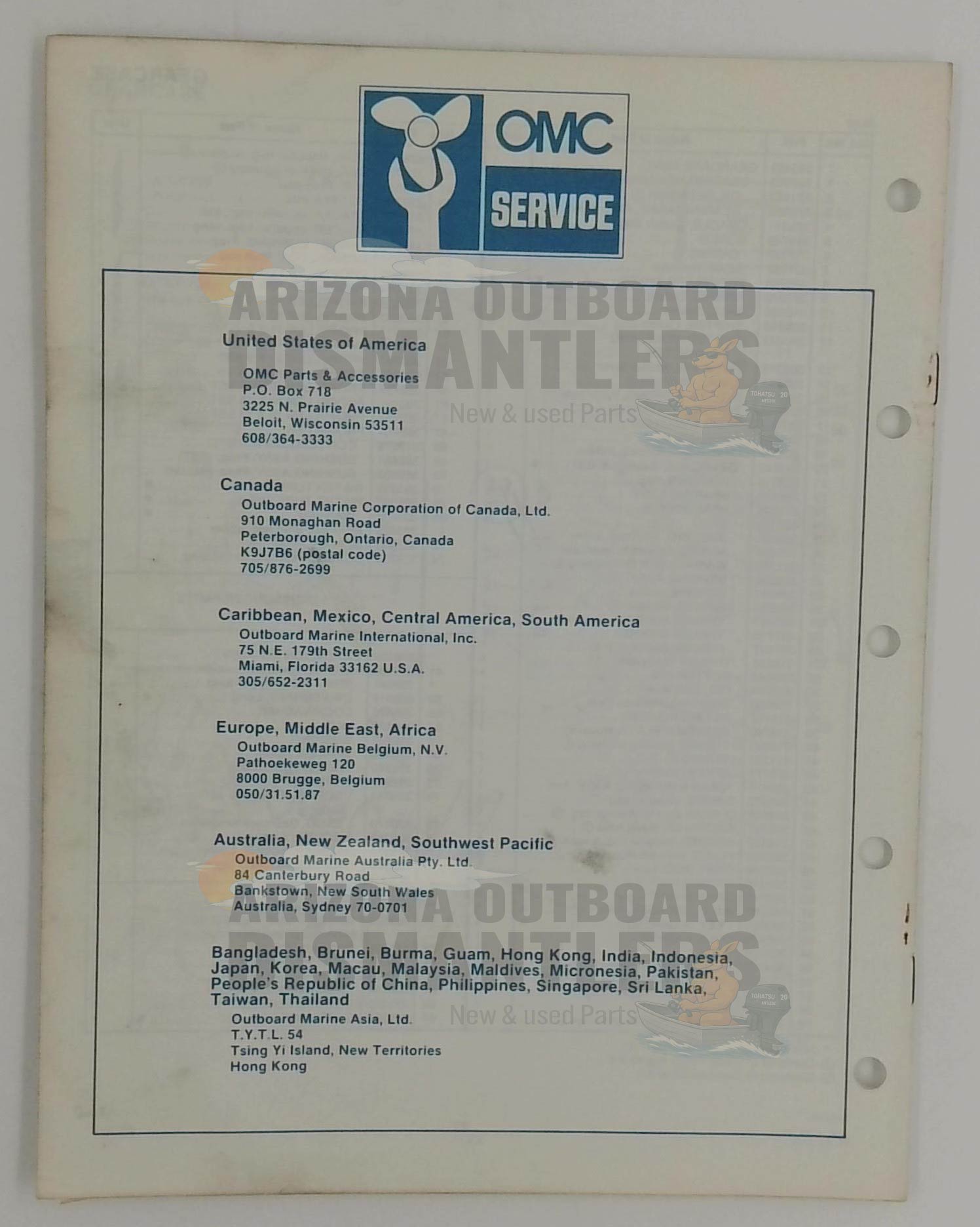 395673 – 20/25HP Models 1985 Parts Catalog – OMC - Image 3