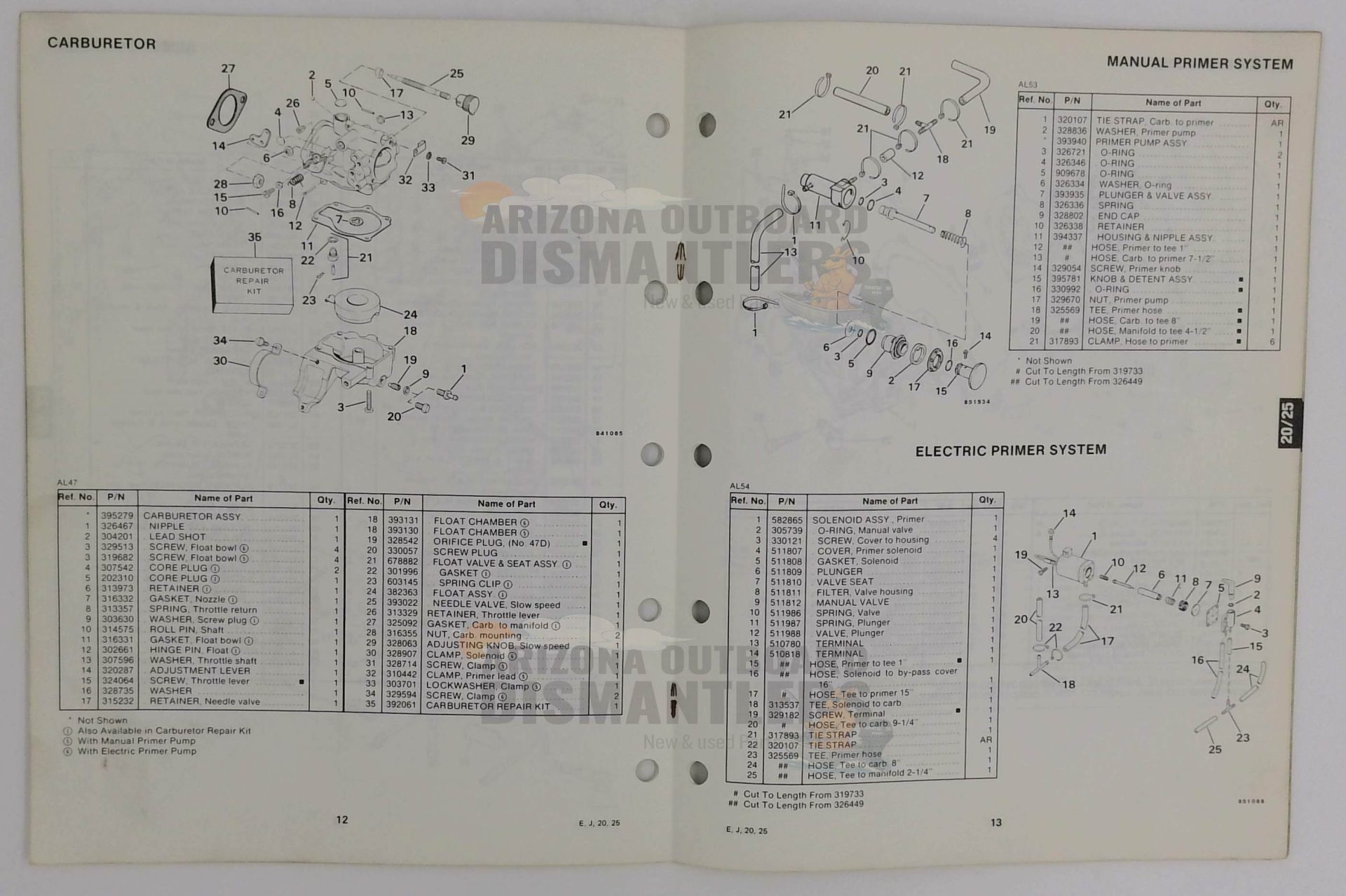 395673 – 20/25HP Models 1985 Parts Catalog – OMC - Image 2