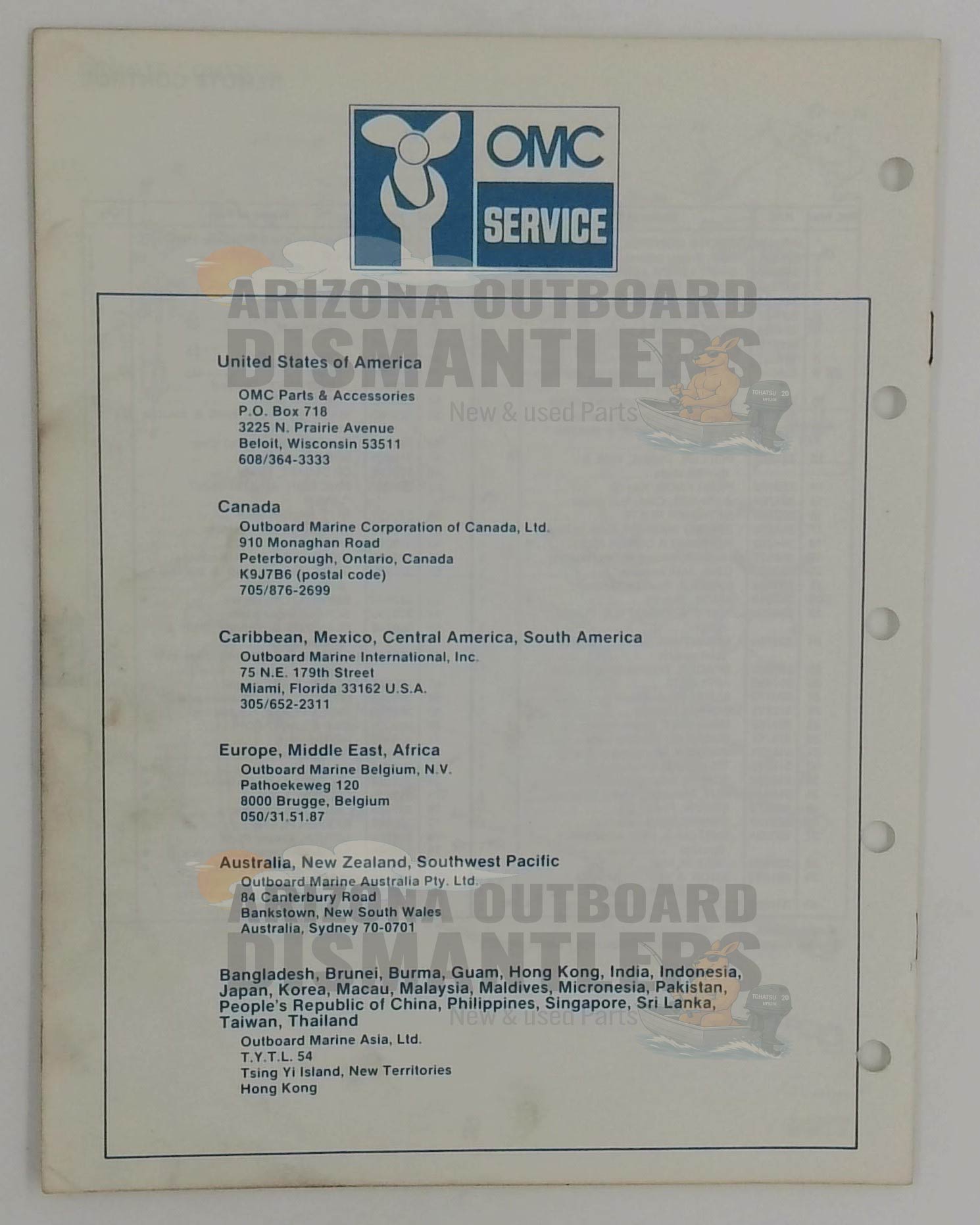 395674 – 30/35HP Models 1985 Parts Catalog – OMC - Image 3