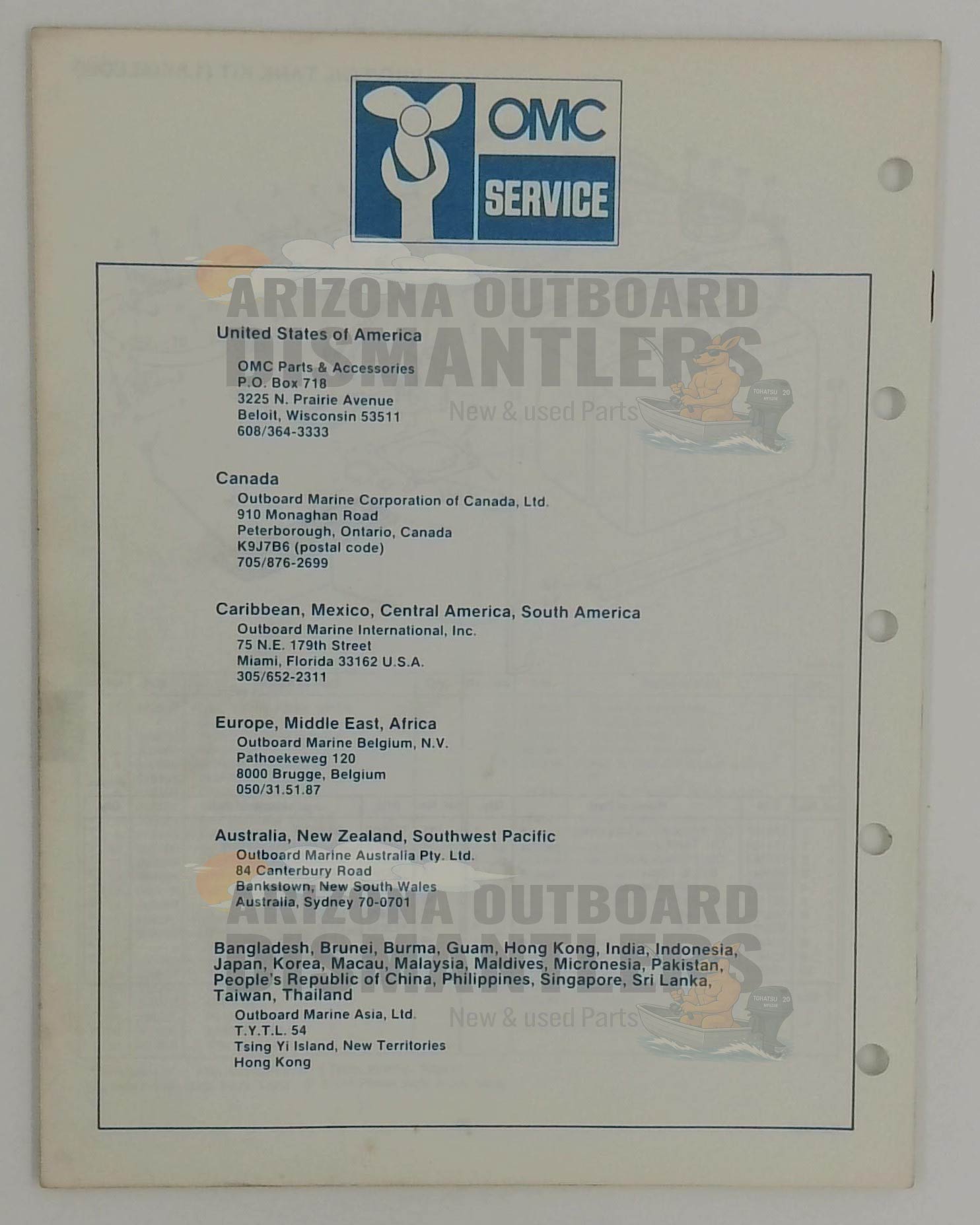 395676 – 50/60HP Models 1985 Parts Catalog – OMC - Image 3