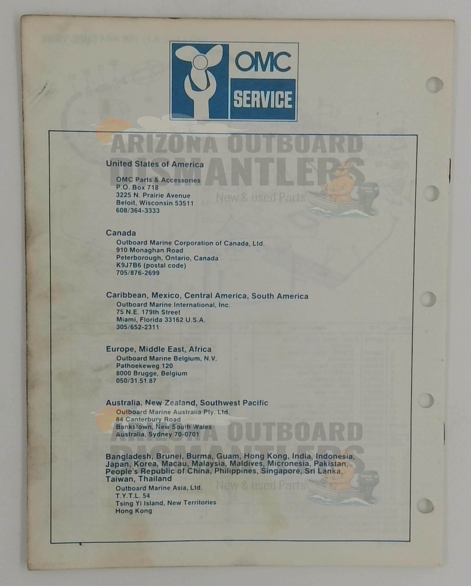 395680 – 90/115HP Models 1985 Parts Catalog – OMC - Image 3