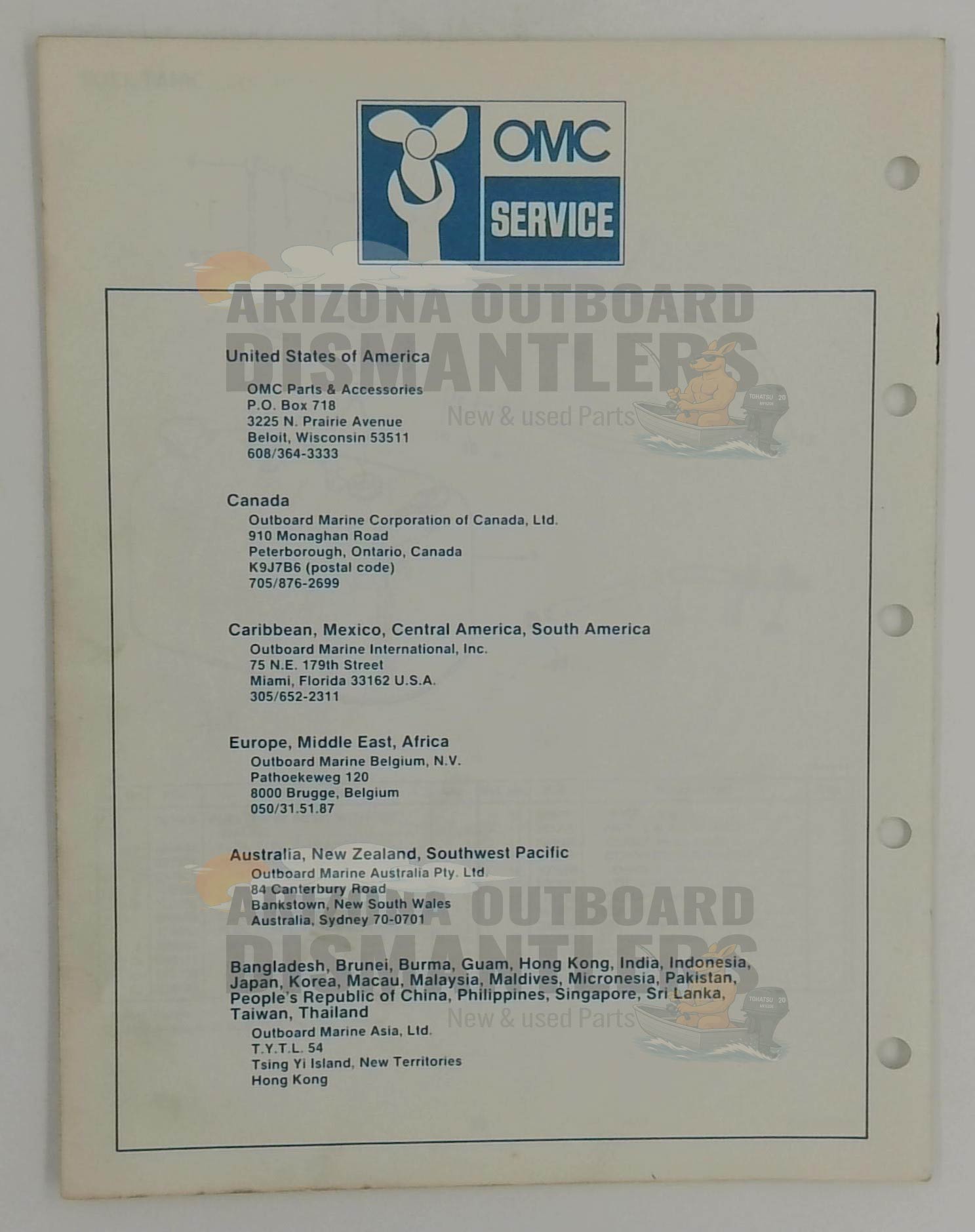 395682 – 120/140HP Models 1985 Parts Catalog – OMC - Image 3