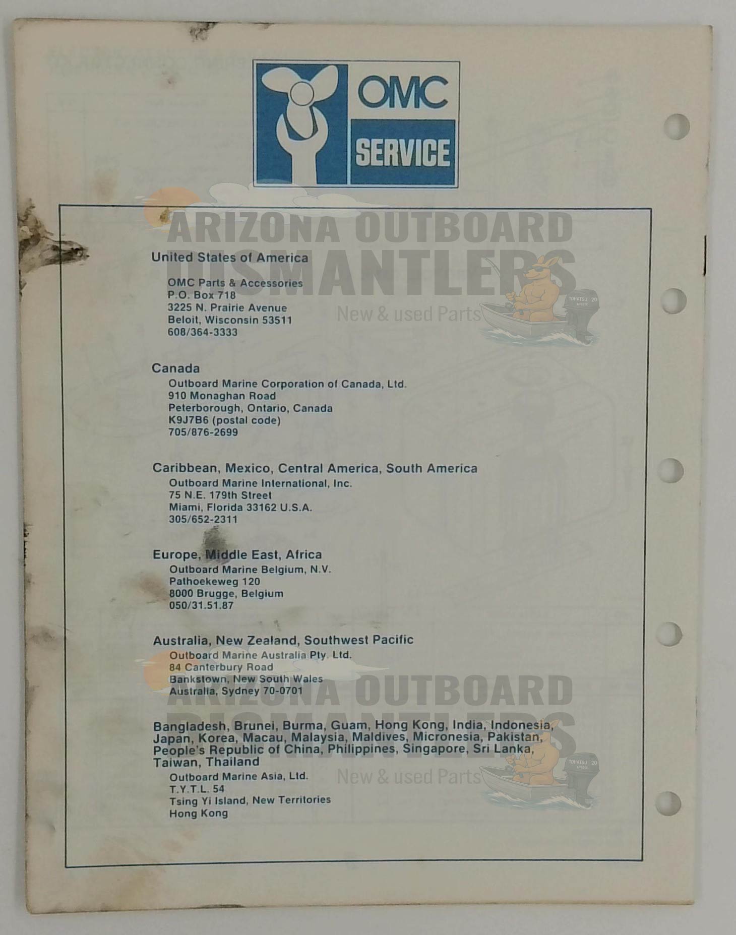 395683 – V6 Models 1985 Parts Catalog – OMC - Image 3