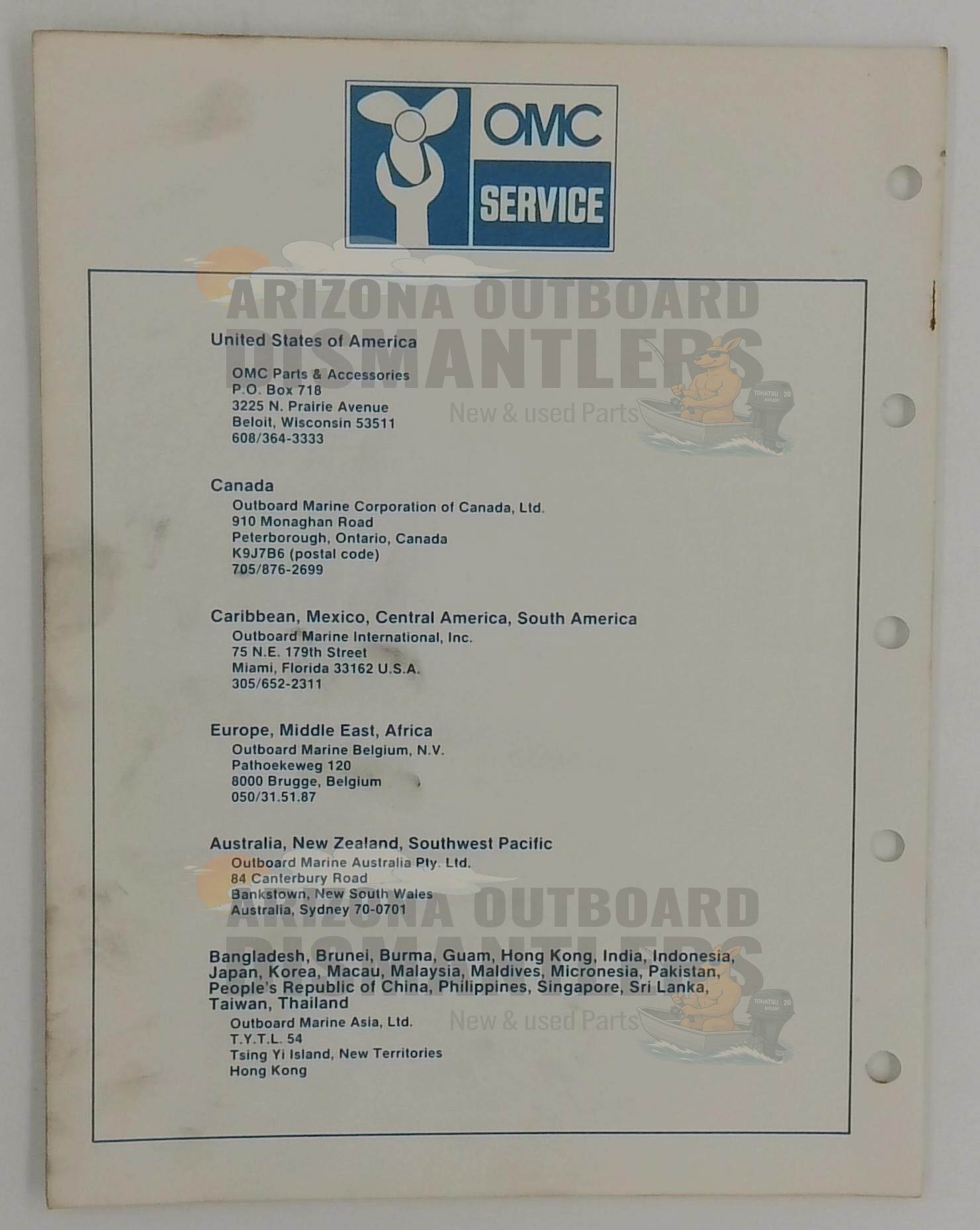 395686 – 275HP Models 1985 Parts Catalog – OMC - Image 3