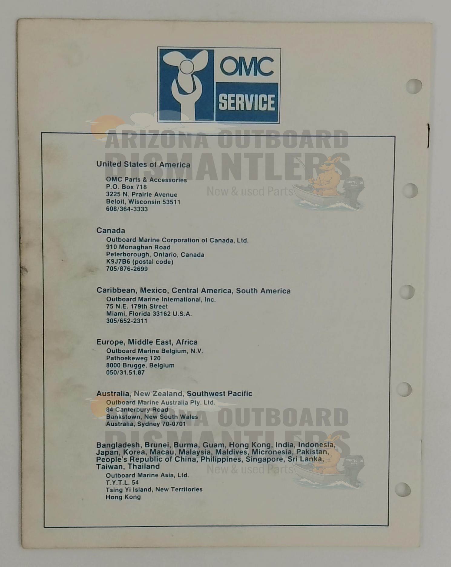 395895 – 4/4.5HP Models 1985 Parts Catalog – OMC - Image 3